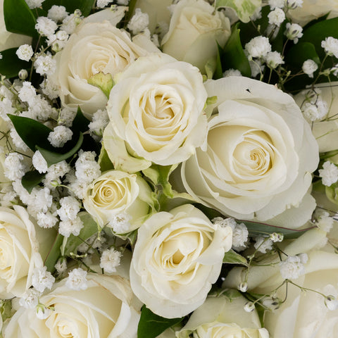 Classic White Flower Bouquet Stem - Image