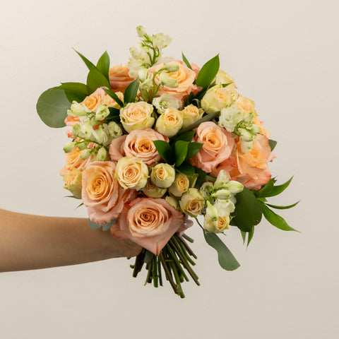 Peachy Keen Diy Flower Kit Vase - Image