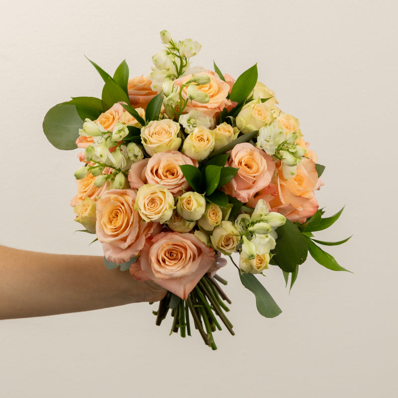 Peachy Keen Diy Flower Kit Vase - Image
