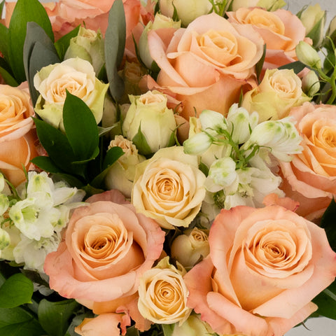 Peachy Keen Flower Bouquet Stem - Image