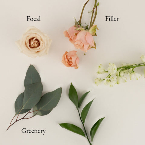 Earth Tones Bouquet Bar Flower Kit Stem - Image