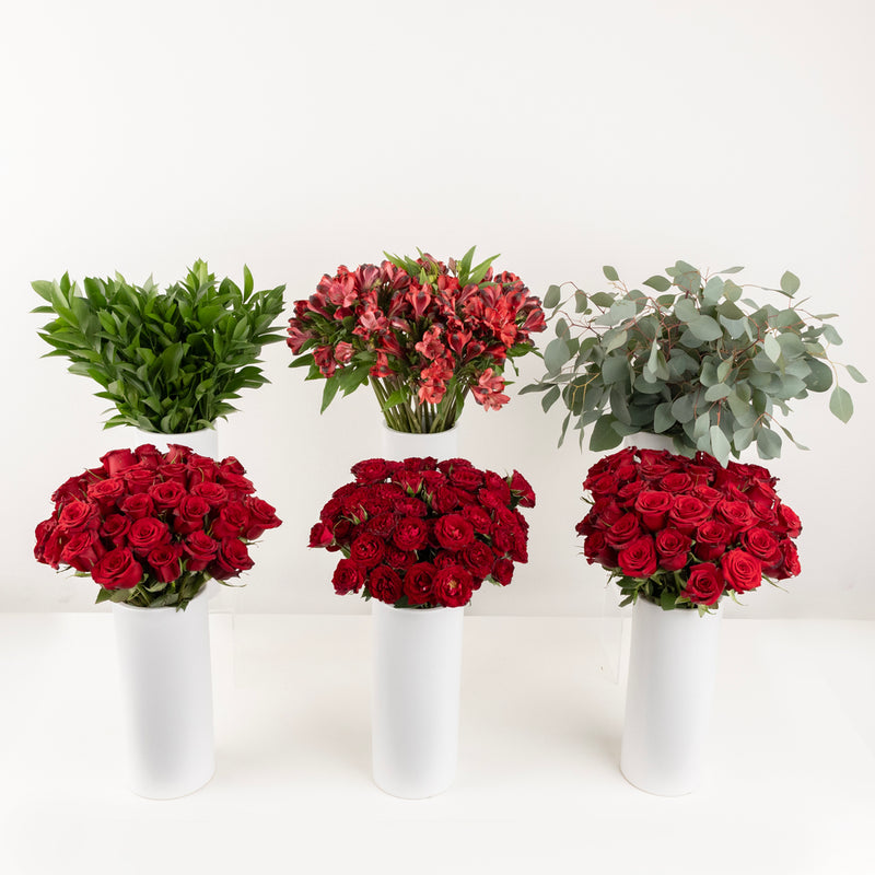 Ruby Red Diy Flower Kit Apron - Image