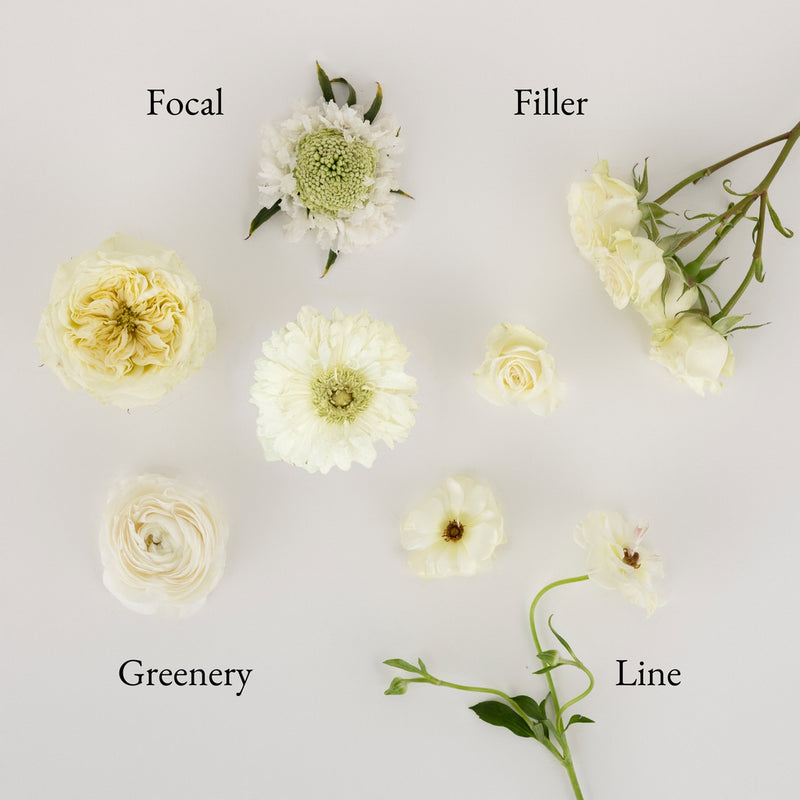 Cloud Dancer Bouquet Bar Flower Kit Stem - Image