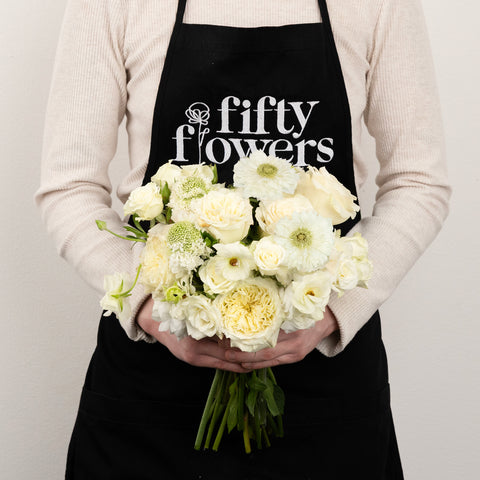 Cloud Dancer Flower Bouquet Apron - Image