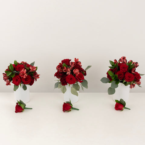 Ruby Red Prom Kit Vase - Image