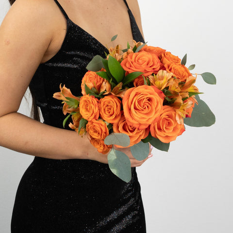 Orange Crush Prom Kit Vase - Image