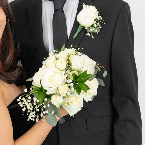 Classic White Prom Kit Close Up - Image