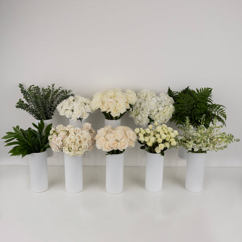 Farm To Table White Diy Flower Kit Stem - Image