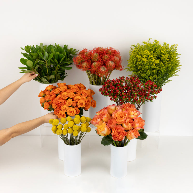 Free Spirit And Pin Cushion Bouquet Bar Flower Kit Close Up - Image
