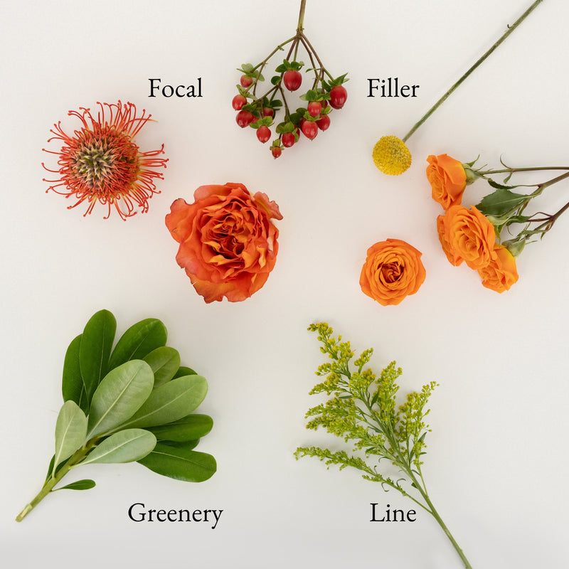 Free Spirit And Pin Cushion Bouquet Bar Flower Kit Stem - Image