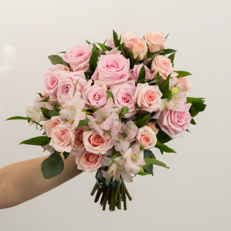 Pale Pink Flower Centerpieces Vase - Image