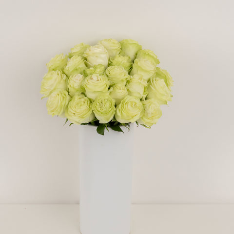 Wasabi Green Rose Vase - Image