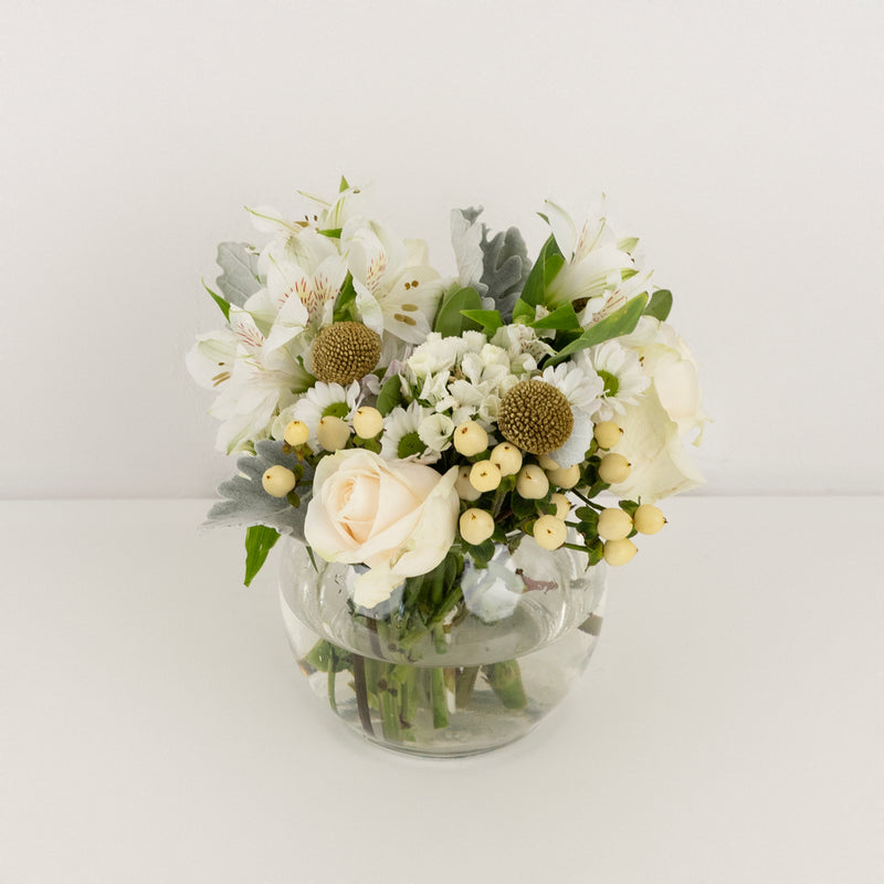 Touch Of Gold Flower Centerpiece Vase - Image