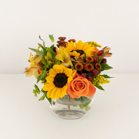 Thanksgiving Decorative Flower Centerpiece Vase - Image