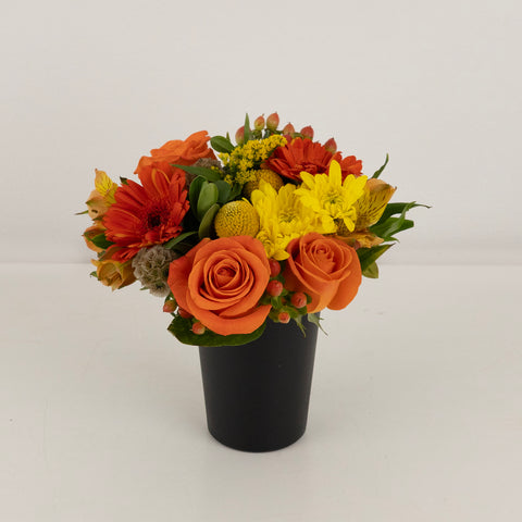 Deep Orange Flower Centerpieces Stem - Image