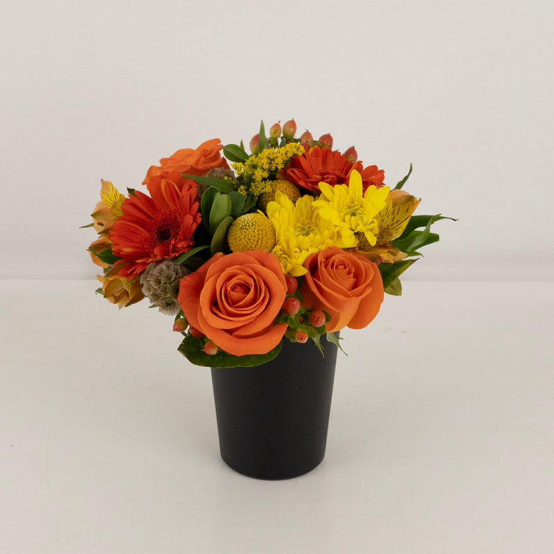 Deep Orange Flower Centerpieces Stem - Image