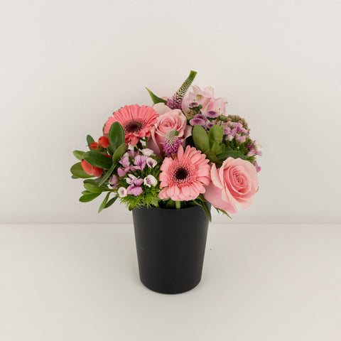 Pink Valentines Day Flower Centerpieces Stem - Image