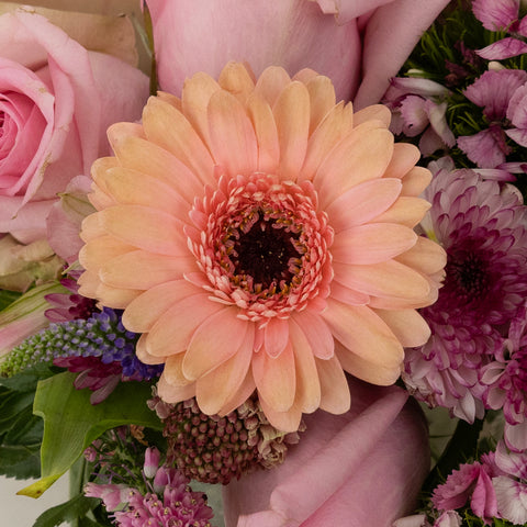 Baby Shower Decorative Flower Centerpieces Close Up - Image