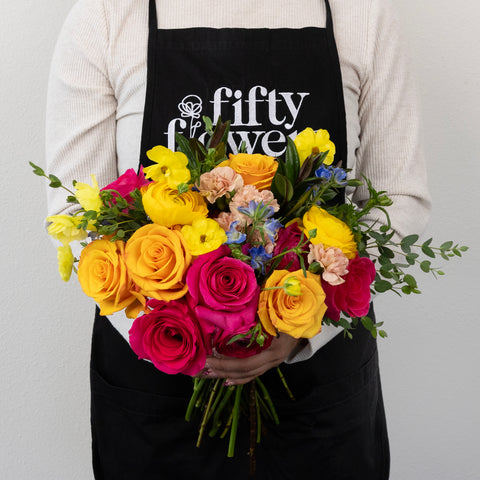 Dragonfruit Delight Diy Flower Kit Apron - Image
