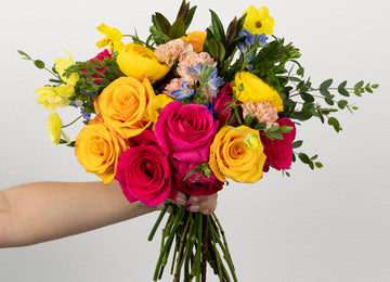 Dragonfruit Delight Flower Bouquet Close Up - Image