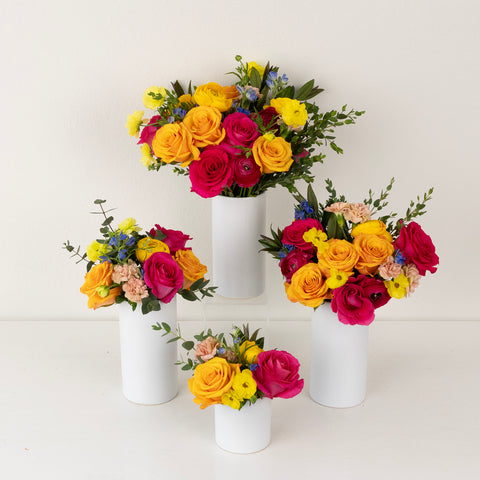 Dragonfruit Delight Flower Centerpiece Close Up - Image