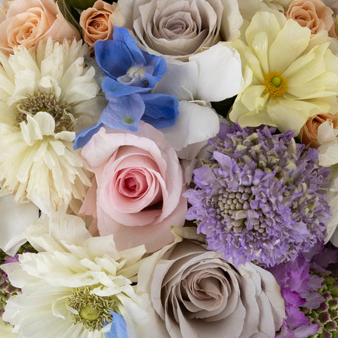 Powered Pastels Flower Centerpiece Close Up - Image