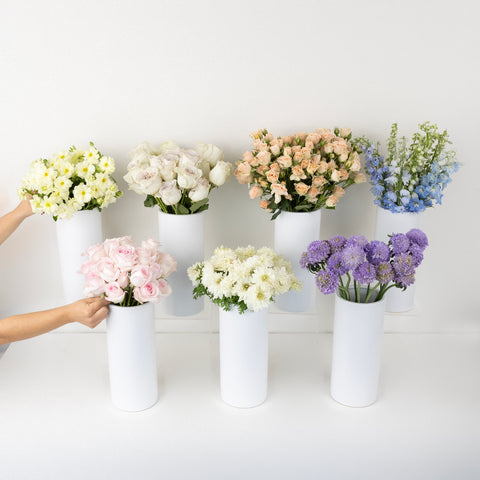Powered Pastels Bouquet Bar Flower Kit Close Up - Image
