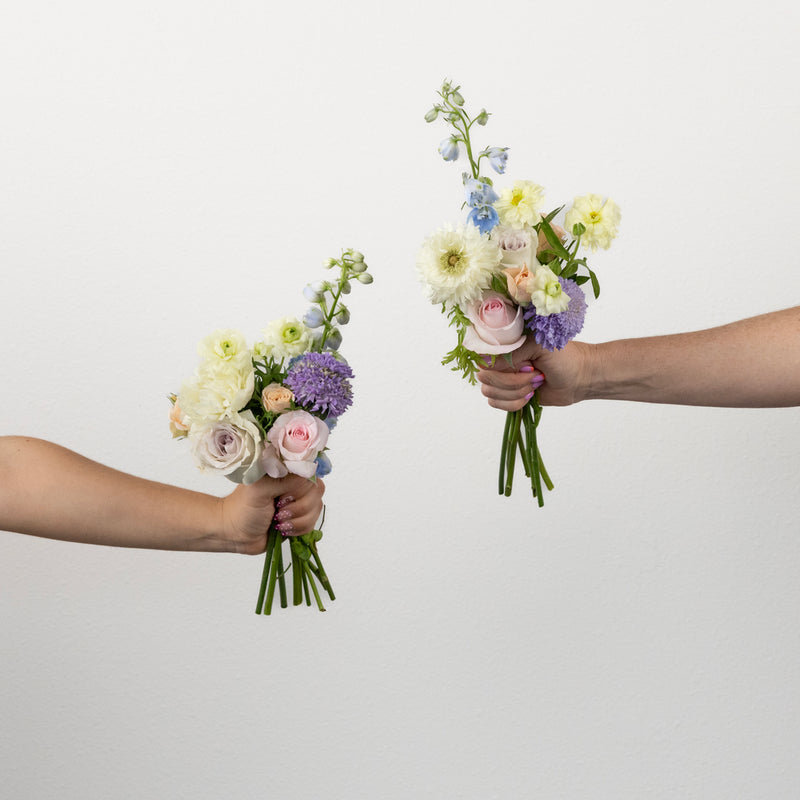 Powered Pastels Bouquet Bar Flower Kit Vase - Image