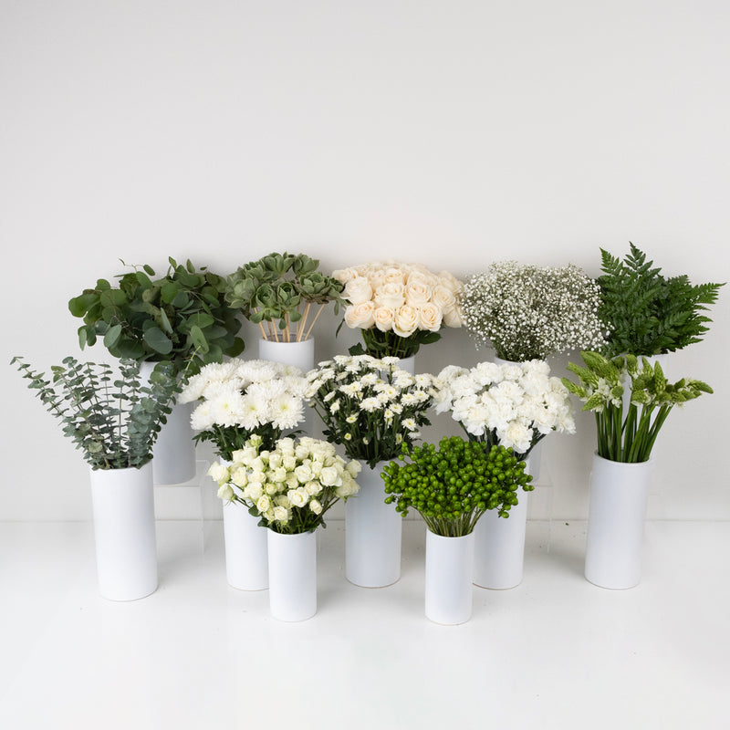 White Wedding Table Diy Flower Kit Stem - Image
