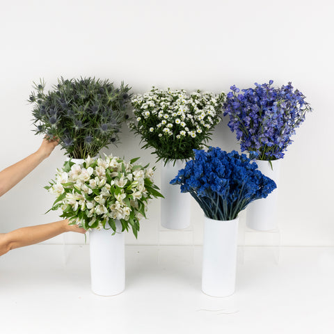 Blue Magic Flower Bouquet Bar Flower Kit Close Up - Image