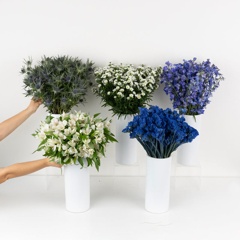 Blue Magic Flower Bouquet Bar Flower Kit Close Up - Image