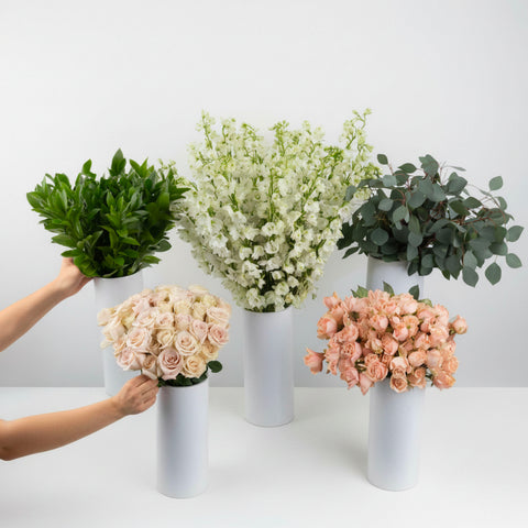 Sandy Sensations Bouquet Bar Flower Kit Vase - Image