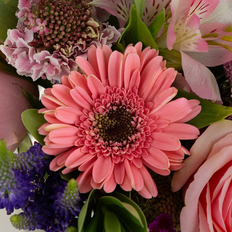 Hot Pink Themed Event Flower Centerpieces Close Up - Image