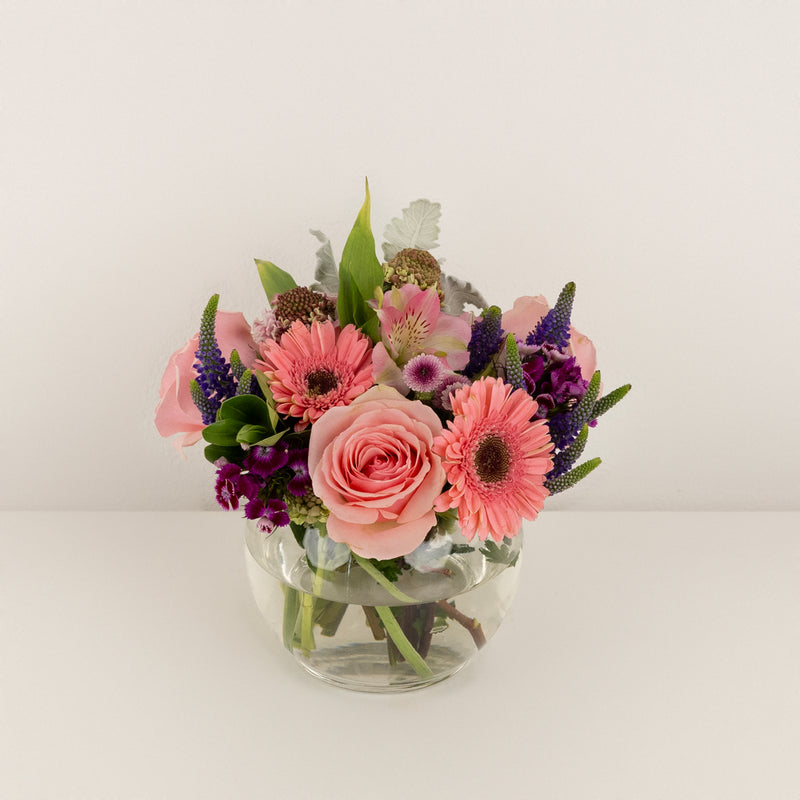 Hot Pink Themed Event Flower Centerpieces Vase - Image
