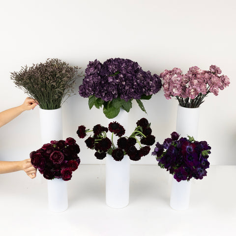 Plum Noir Bouquet Bar Flower Kit Stem - Image