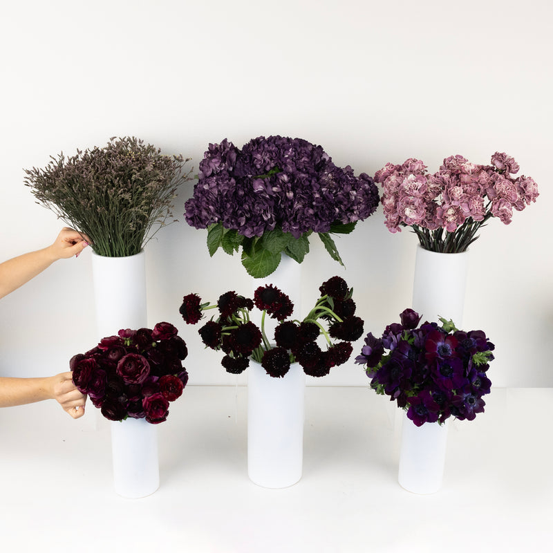 Plum Noir Bouquet Bar Flower Kit Stem - Image