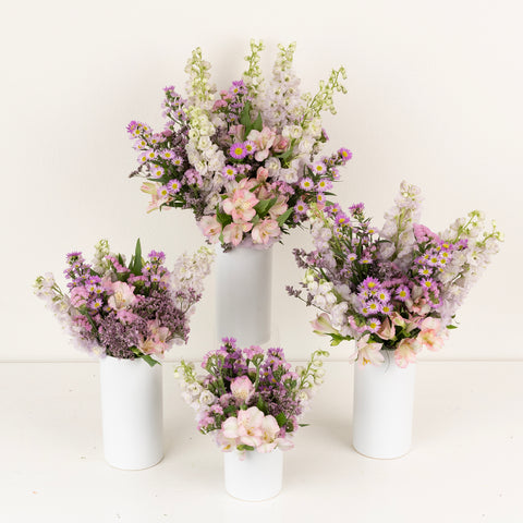 Pink Magic Flower Centerpiece Close Up - Image