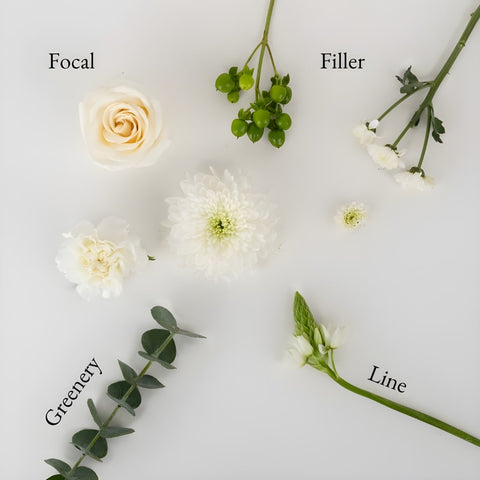 Earth And Ivory Bouquet Bar Flower Kit Vase - Image