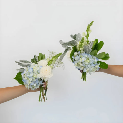 Coastal Vibes Bouquet Bar Flower Kit Vase - Image