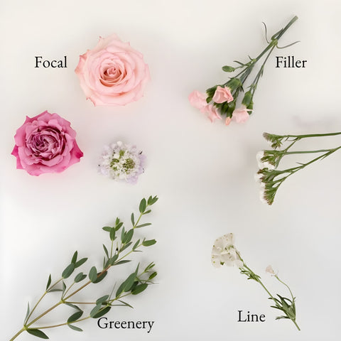 Wicked Pink Bouquet Bar Flower Kit Stem - Image
