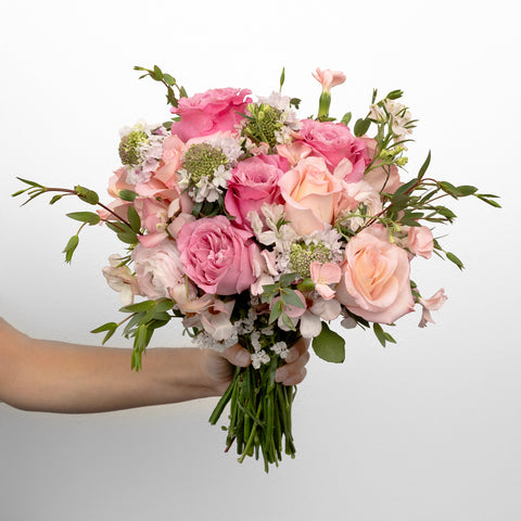 Wicked Pink Diy Flower Kit Vase - Image