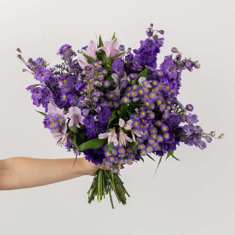 Purple Magic Flower Centerpiece Vase - Image