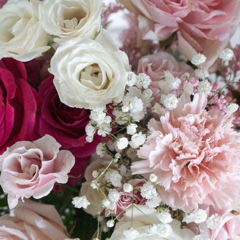 Delightfully Pink Bouquet Bar Flower Kit Stem - Image