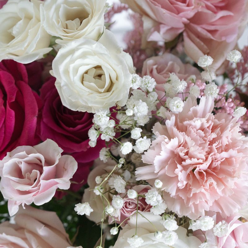 Delightfully Pink Bouquet Bar Flower Kit Stem - Image