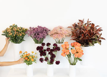 Golden Plum Garden Bouquet Bar Flower Kit Close Up - Image