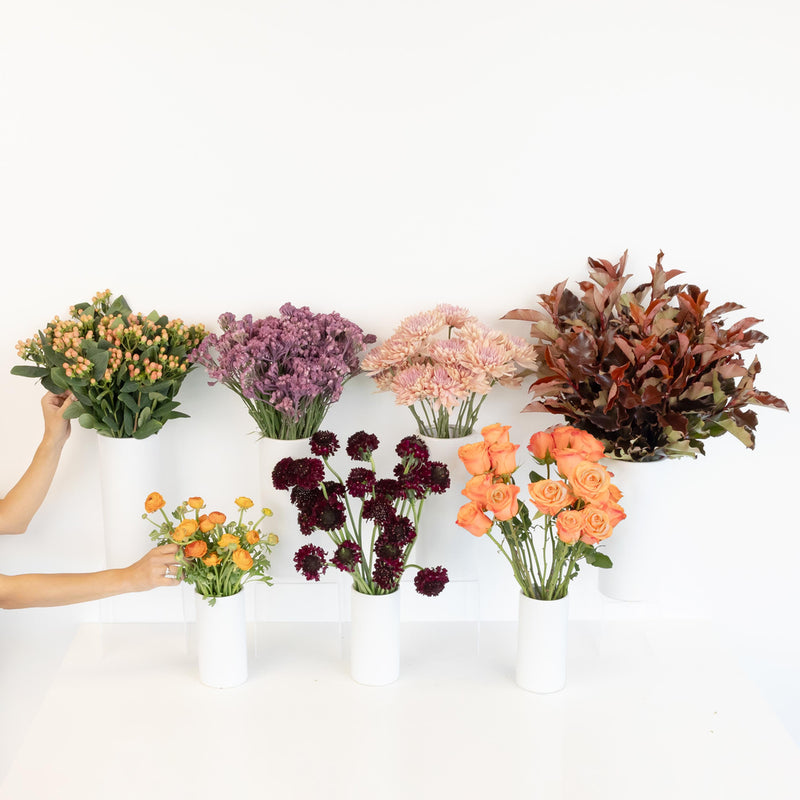 Golden Plum Garden Bouquet Bar Flower Kit Close Up - Image