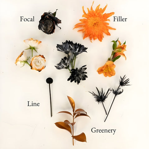 Haunted Halloween Flower Bouquet Bar Kit Apron - Image