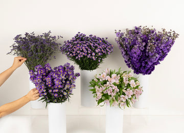Purple Magic Bouquet Bar Flower Kit Apron - Image