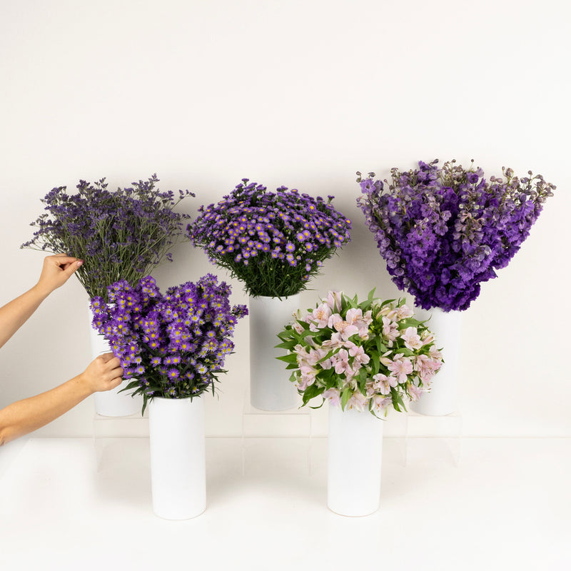Purple Magic Bouquet Bar Flower Kit Apron - Image