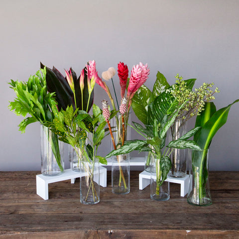 Pink Pineapple Tropical Diy Flower Kit Stem - Image